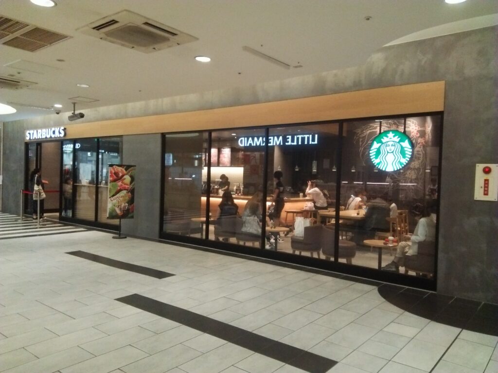 スターバックスasty静岡 西館店 スタバ電源検索